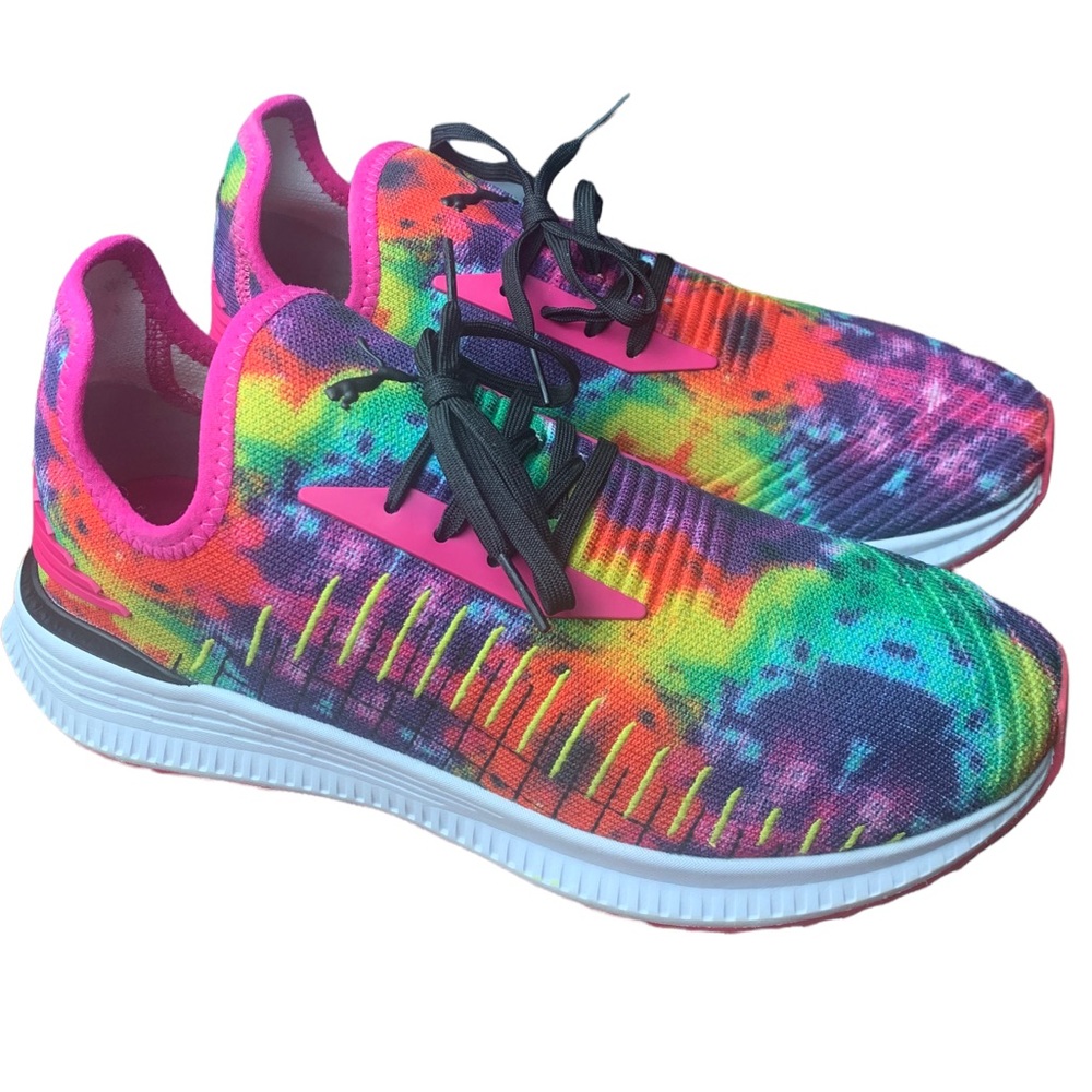 💐PUMA Avid Evoknit Haze Tie Dye Men's Shoes size 8.5 - Picture 1 of 14